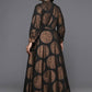 Ahalyaa Women's Traditional wear Ethnic Dress - Black | Swadesiicart