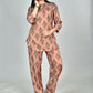 Morchari Digital Print Semi Muslin Co-Ord Set Top & Trouser-Multicolor - Swadesiicart