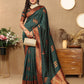 Vedant Vastram Bottle Green Color Banarasi Silk Saree - Bottle Green | Swadesiicart
