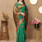 Vedant Vastram Green Color Banarasi Silk Saree - Green | Swadesiicart