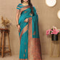 Vedant Vastram See Green Color Banarasi Silk Saree - See Green | Swadesiicart