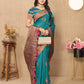 Vedant Vastram See Green Color Banarasi Silk Saree - See Green | Swadesiicart