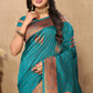 Vedant Vastram See Green Color Banarasi Silk Saree - See Green | Swadesiicart