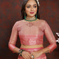 Vedant Vastram Baby Pink Color Banarasi Silk Saree - Baby Pink | Swadesiicart