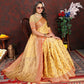 Vedant Vastram Mustard Color Banarasi Silk Saree - Mustard | Swadesiicart