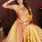 Vedant Vastram Mustard Color Banarasi Silk Saree - Mustard | Swadesiicart