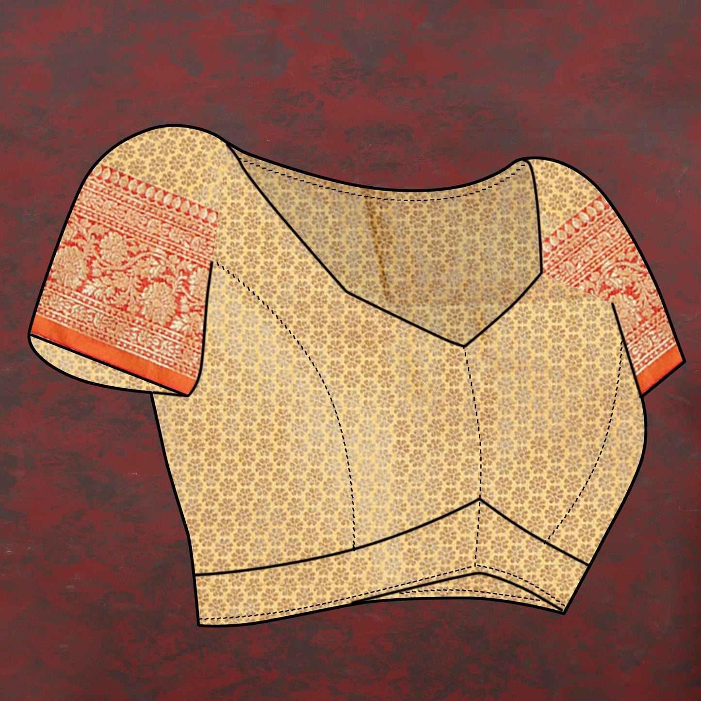 Vedant Vastram Mustard Color Banarasi Silk Saree - Mustard | Swadesiicart