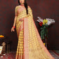 Vedant Vastram Mustard Color Banarasi Silk Saree - Mustard | Swadesiicart