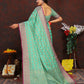 Vedant Vastram See Green Color Banarasi Silk Saree - See Green | Swadesiicart
