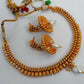 White Kemp Mango Necklace Set - Mokshi Collections