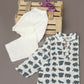 Breathables Kids Cotton Night Suit – White Elephant Print Kurta & Pyjama Co-Ord Set For Boys & Girls