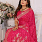 Vedant Vastram Soft Litchi Silk Banarasi Silk Saree - Rani | Swadesiicart