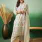 Light Blue Georgette Handwork Unstitched Dress Material - Hanika | Swadesiicart