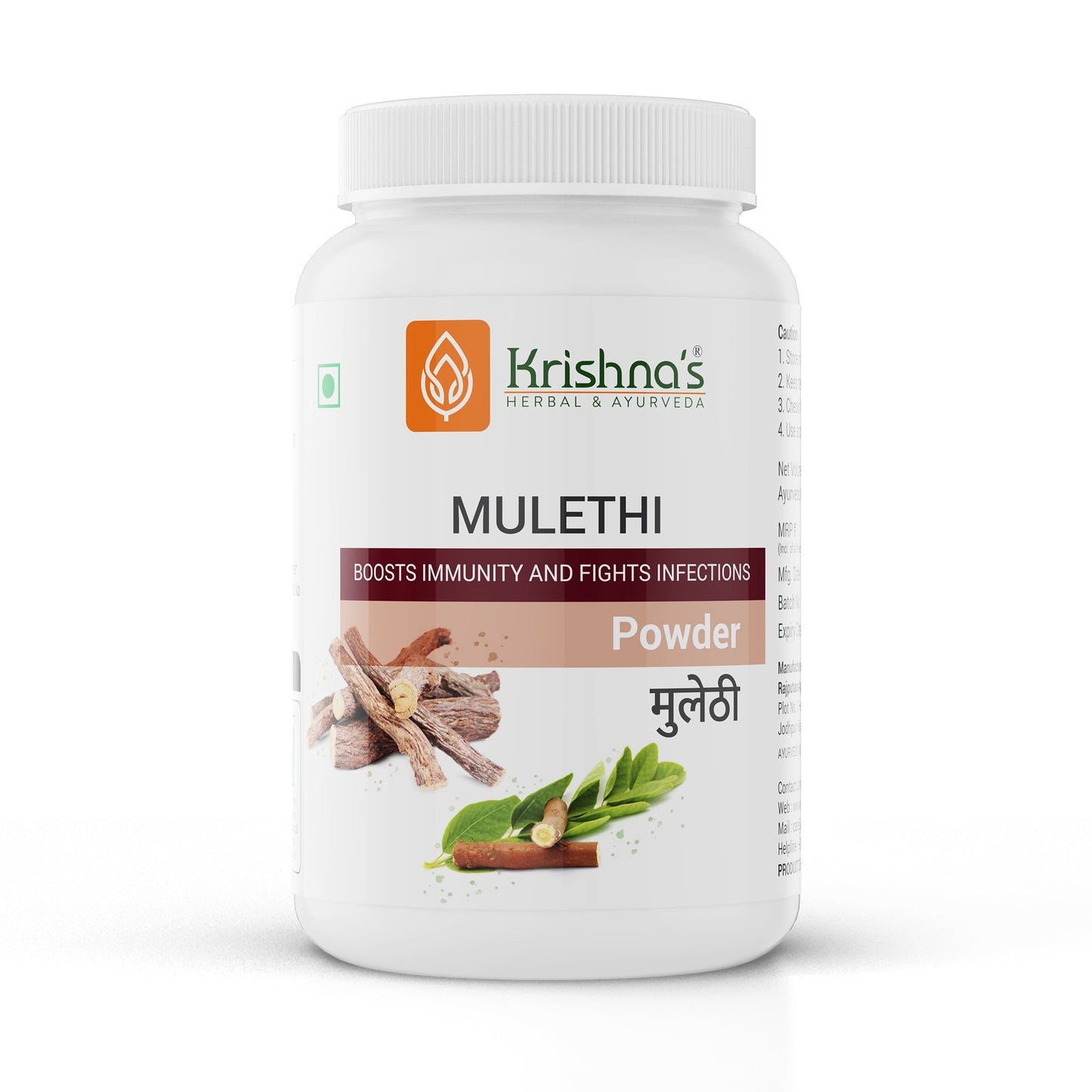 Krishna'S Herbal & Ayurveda Mulethi Powder | Swadesiicart