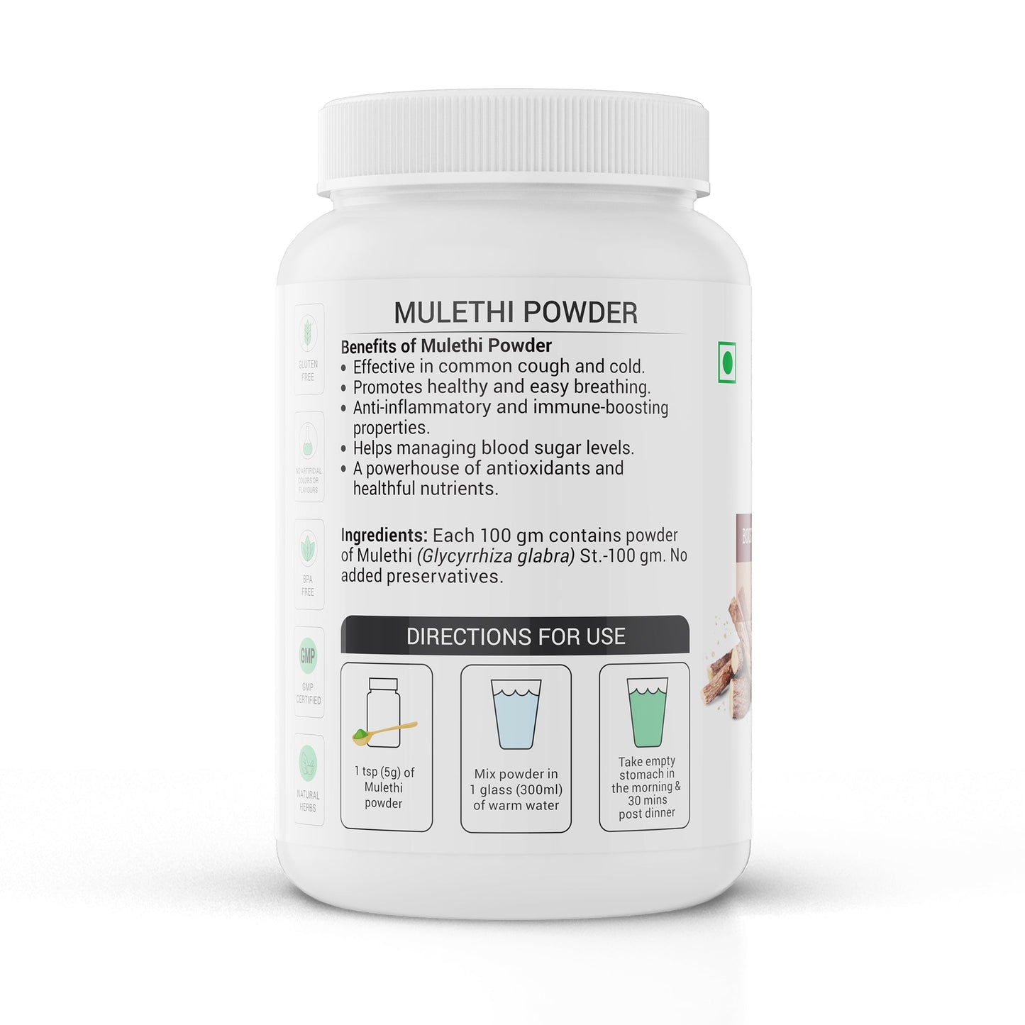 Krishna'S Herbal & Ayurveda Mulethi Powder | Swadesiicart