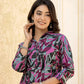 Yufta Multi Leaf Print Cotton Co-Ord Set - Swadesiicart