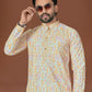 Anaita Multi Lucknowi Silk Straight Kurta