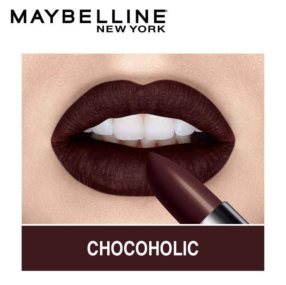 Maybelline New York Color Sensational Creamy Matte Lipstick / 902 Choco Rise - Swadesiicart