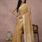 Anaita Mustard Cotton Saree With Blouse