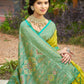 Anaita Mustard Soft Silk Saree With Floral Printed Work With Blouse