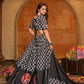 AI Fashion Black Crepe Designer Navratri Wear Lehenga Choli Collection