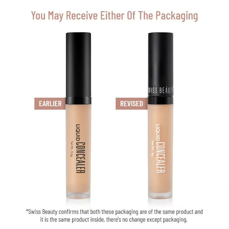 Swiss Beauty Liquid Concealer - 06 Clair Moyen - Swadesiicart