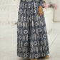 Aayaa Designer Printed Faux Georgette with Embroidery Zari Sequins-work Kids Gown