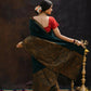 DEIANA'S Beautiful Designer Golden zari Soft Lichi Silk Saree - Green - Swadesiicart