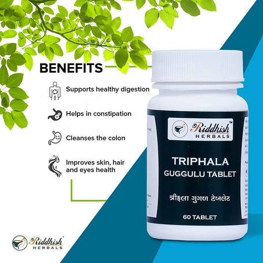 Riddhish Herbals Triphala Guggulu Tablet | Swadesiicart