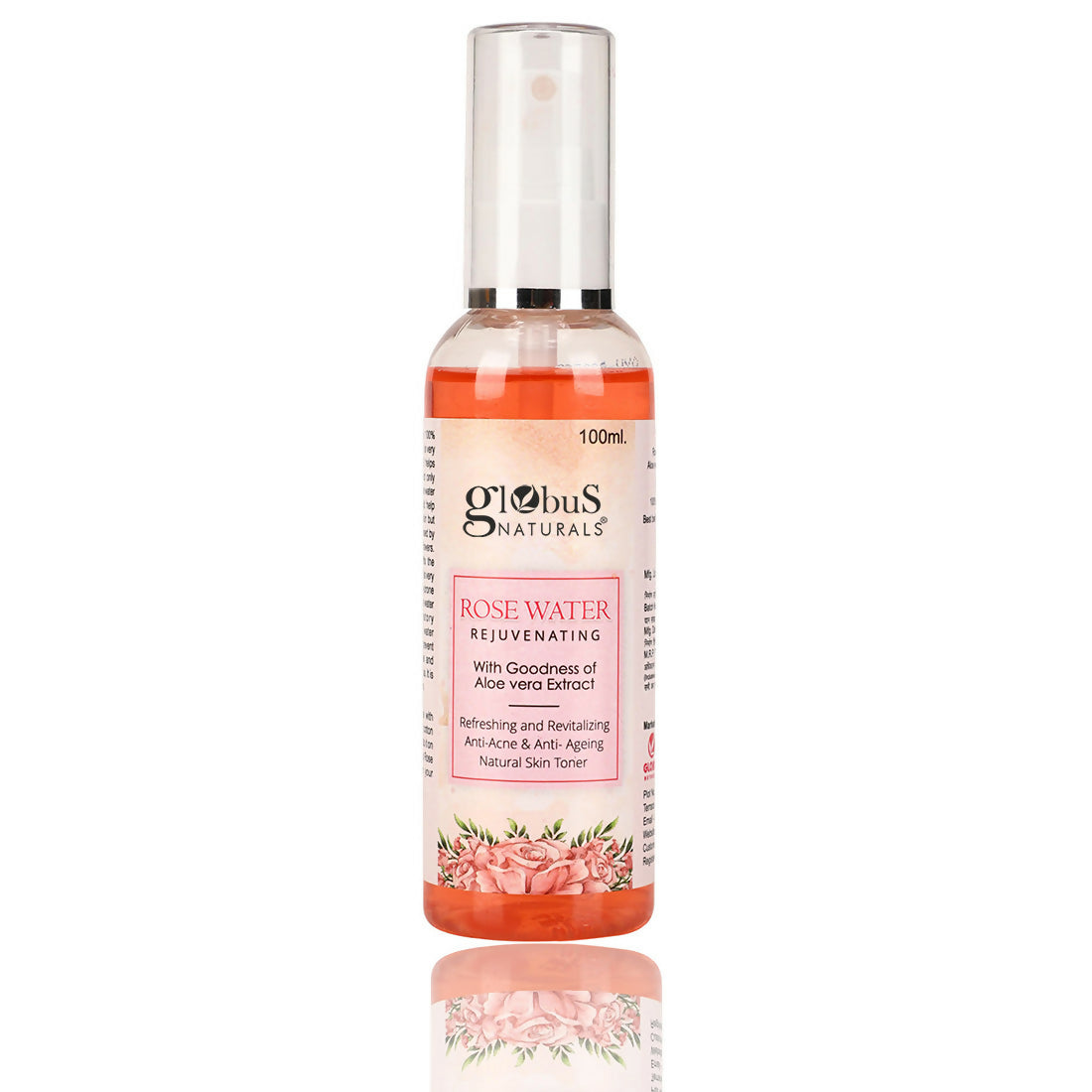 Globus Naturals Rose Toner | Swadesiicart