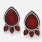 Teardrop Shaped Studs Earrings for Women & Girls By House of Ree - Swadesiicart