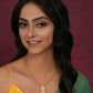 Long Kundan Neckpiece (Gold) - Ruby Raang | Swadesiicart