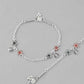 VOJ Set of 2 Traditional Flower Shaped Designer Anklet - Swadesiicart