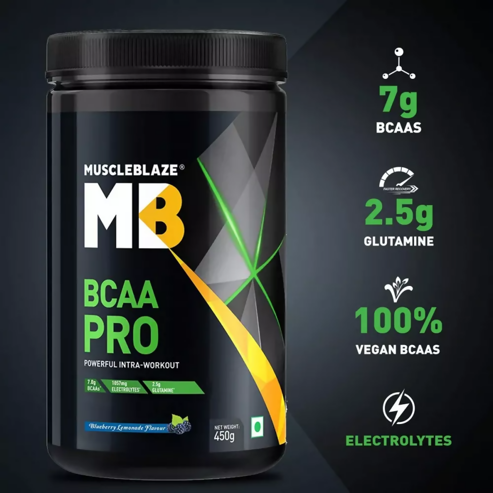 MuscleBlaze Bcaa Pro Bluberry Lemonade | Swadesiicart