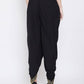 Indian Clothing Cheera Women’s Black Dhoti With Golden Lace - Swadesiicart