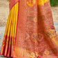 Shree Shyam Fashion Yellow Soft Silk Saree