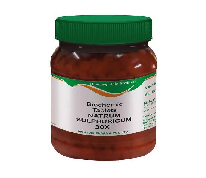 Bio India Homeopathy Natrum Sulphuricum Biochemic Tablets | Swadesiicart