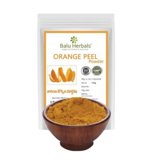Balu Herbals Orange Peel (Narinja Thokkala) Powder - Balu Herbals