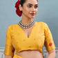 Shree Shyam Fashion Yellow Silk Saree
