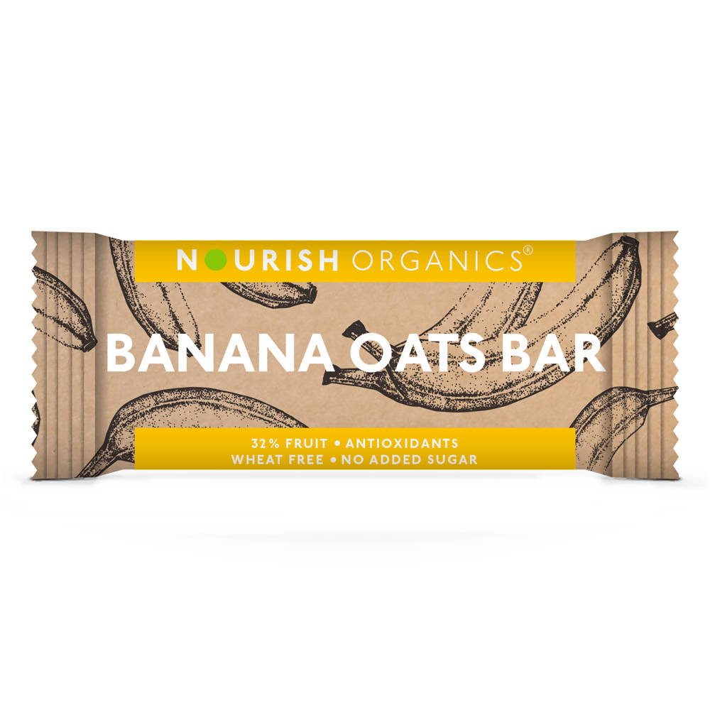 Nourish Organics Banana Oats Bar - Swadesiicart
