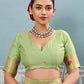 Shree Shyam Fashion Sea Green Silk Saree