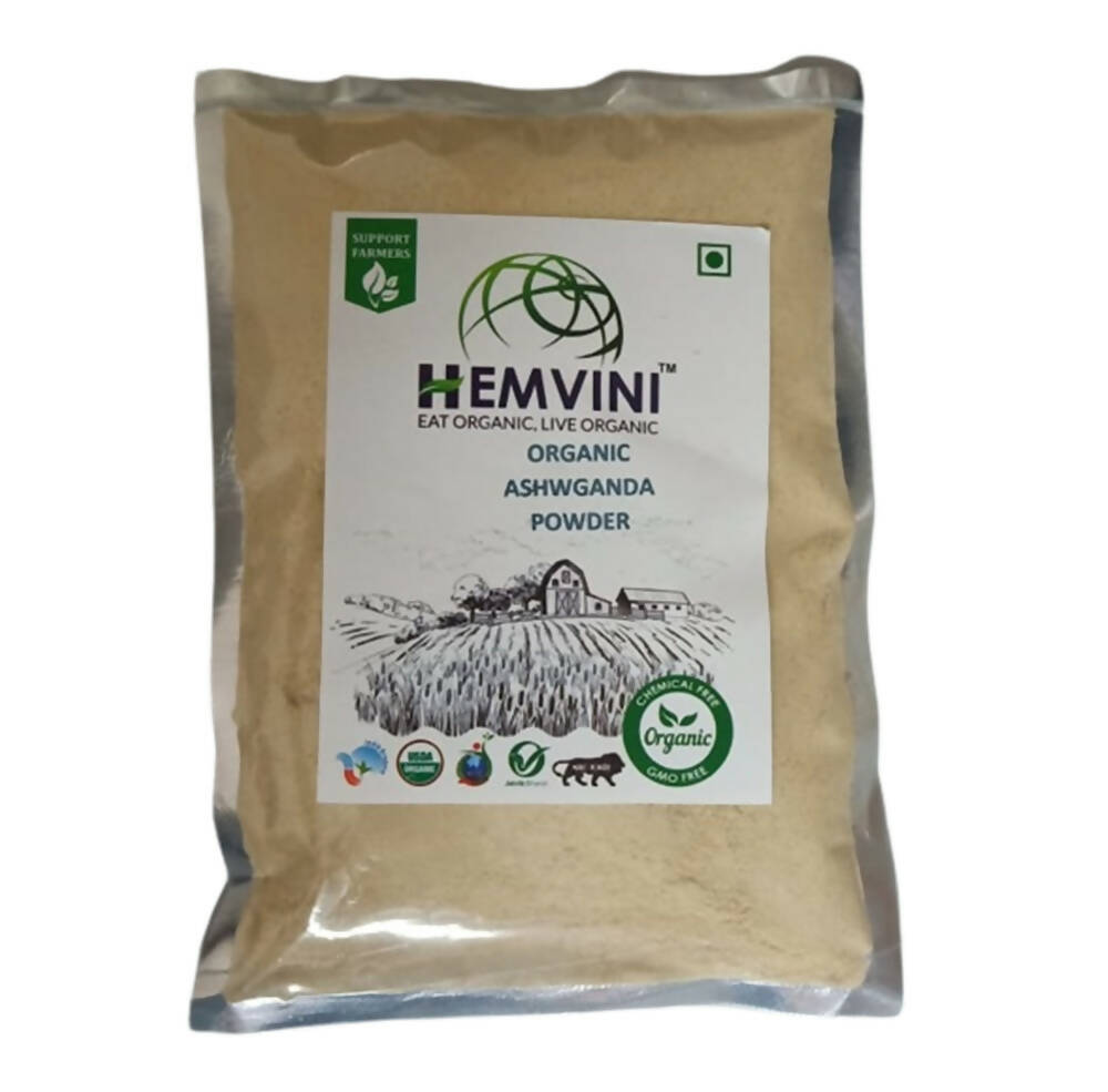 Hemvini Organic Ashwagandha Powder | Swadesiicart