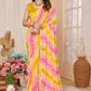 Aafreen Partywear Designer Lemon Georgette Fancy Ready Wear Saree