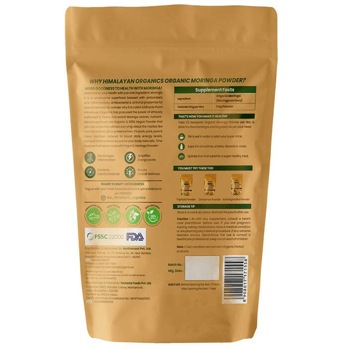Himalayan Organics Moringa Powder | Swadesiicart