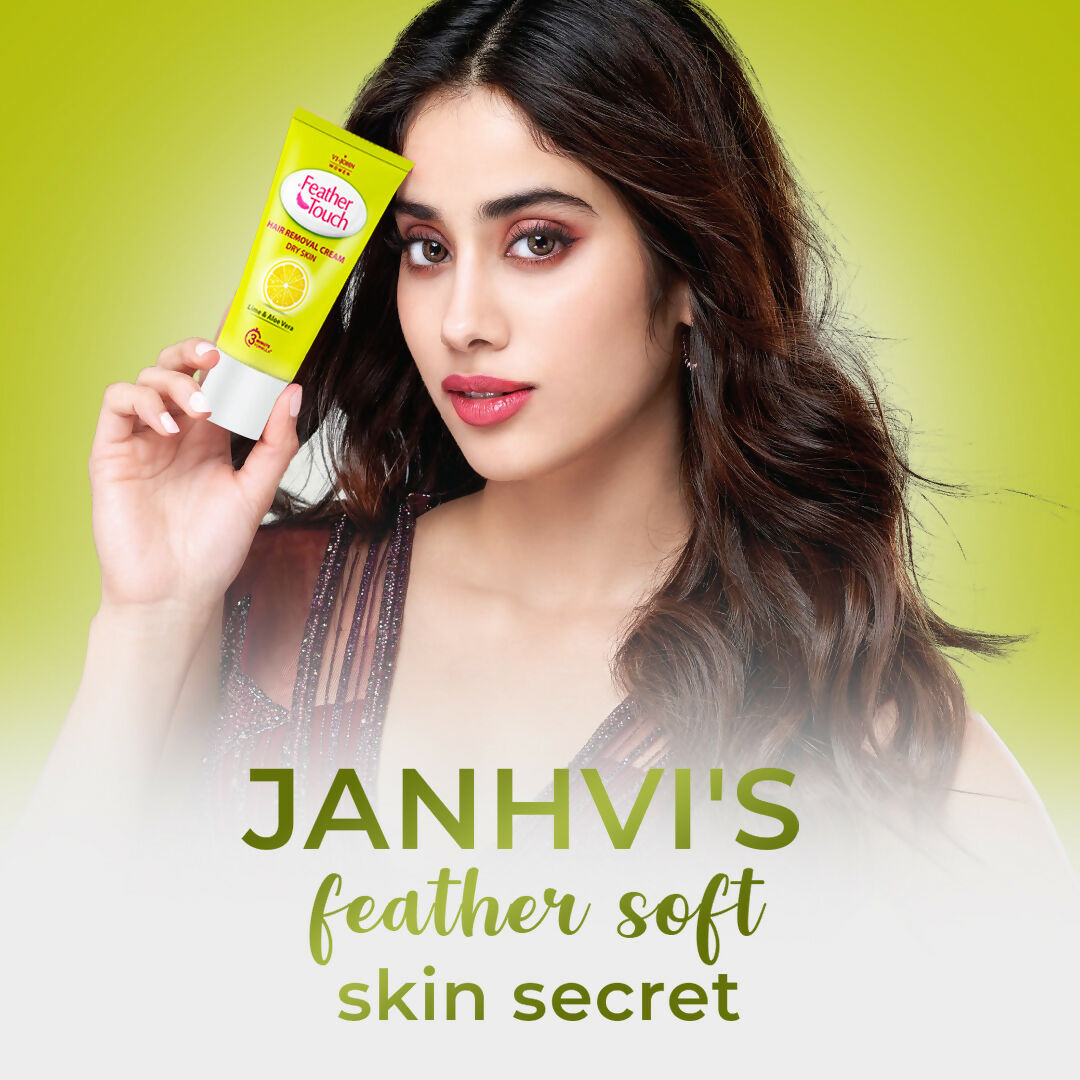 VI-JOHN Feather Touch Lime & Aloevera Hair Removal Cream for Women for Dry Skin, Suitable for Legs, Underarms, Bikini Line, Arms | Swadesiicart