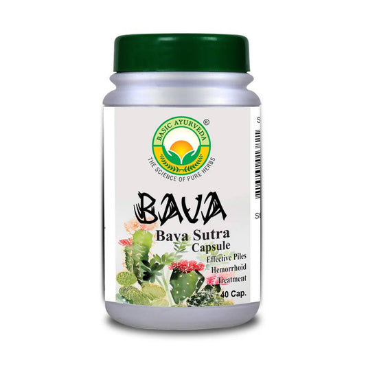 Basic Ayurveda Bava Sutra Capsules | Swadesiicart