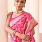 Joban Fashion Hot Pink Soft Pure Handloom Banarasi Silk Saree | Swadesiicart