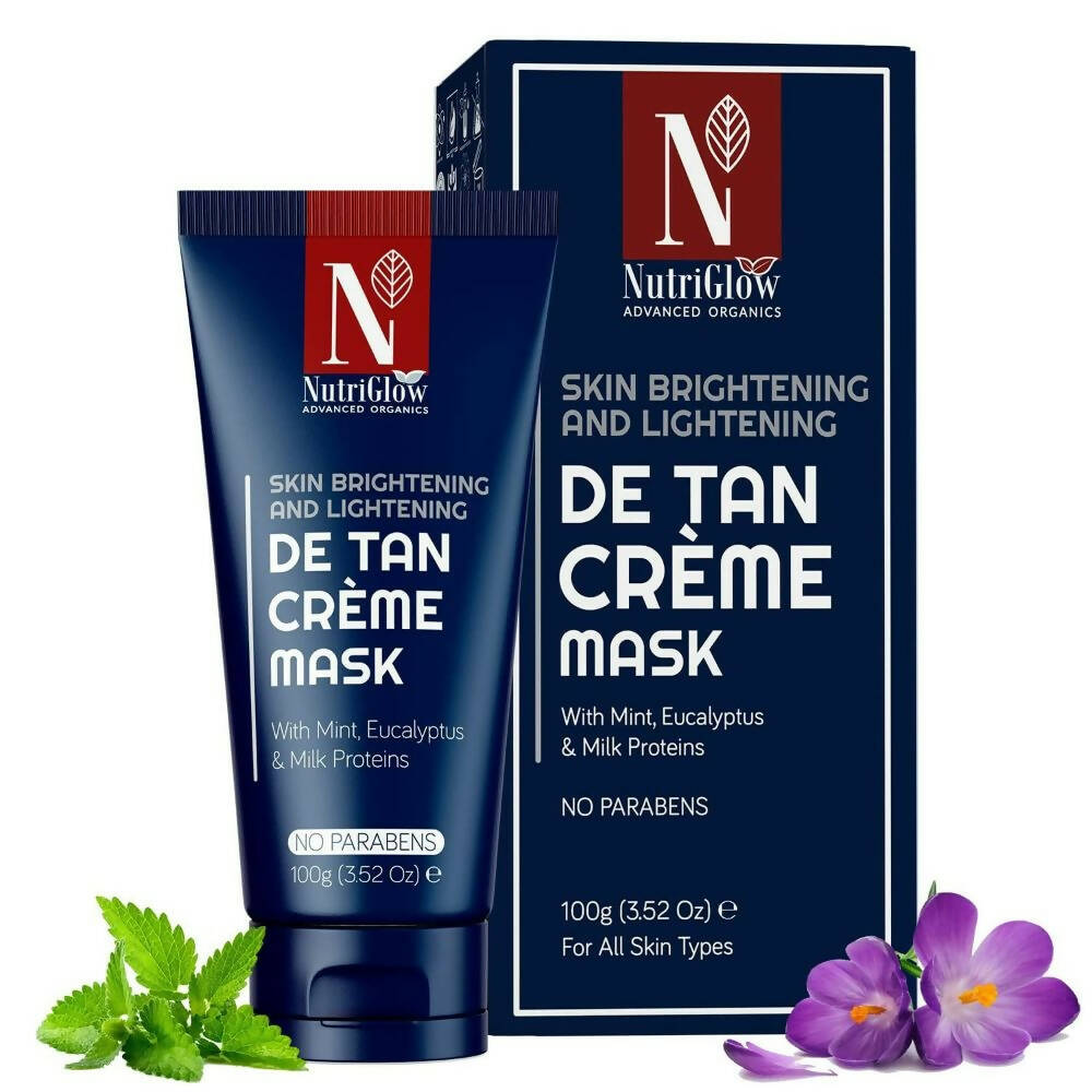 NutriGlow Advanced Organics De Tan Cream Mask - Nutriglow Cosmetics