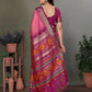 Joban Fashion Pink Floral Banarasi Silk Sarees | Swadesiicart