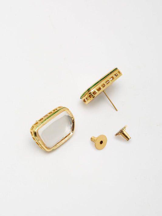 Kundan Earrings - Ruby Raang - Swadesiicart